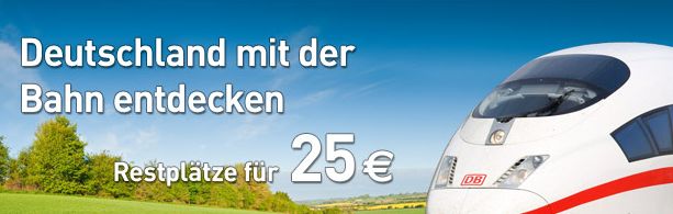 Sparpreise - Fernweh-Ticket für 25 Euro