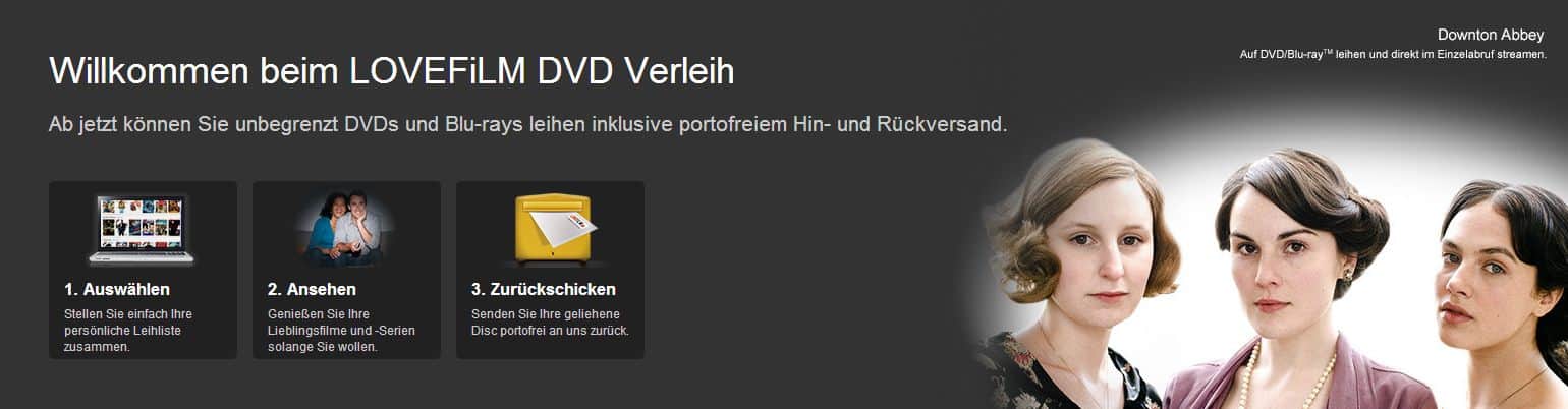 Amazon LOVEFiLM DVD Verleih - Startseite