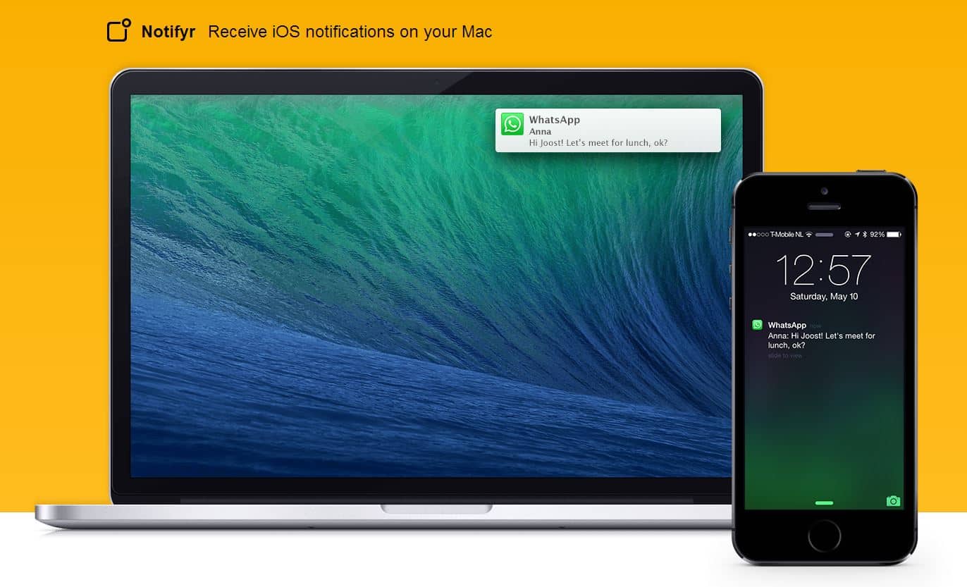 Notifyr - Receive iOS Notification on your Mac