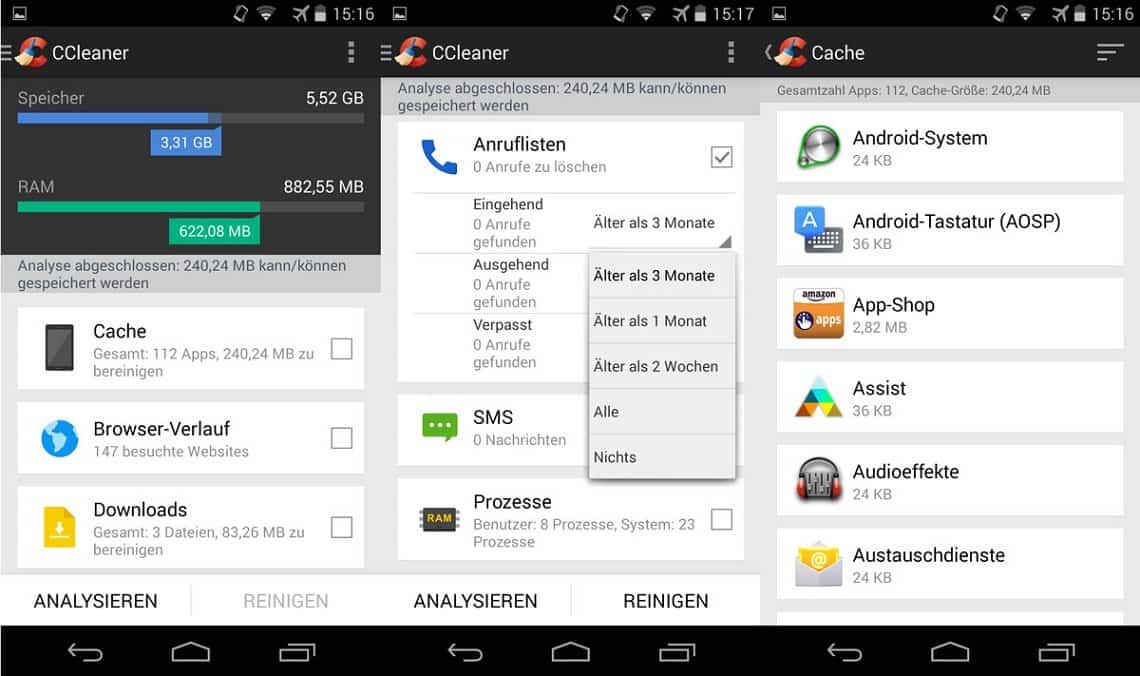 CCleaner Android-App