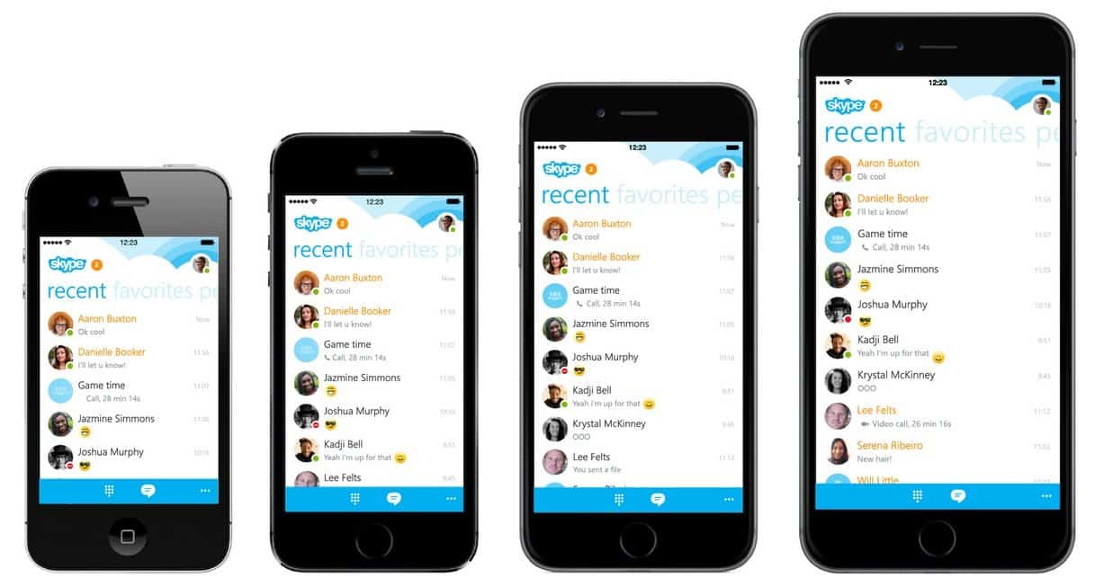 Skype 5.6-Update - iPhone alle Versionen