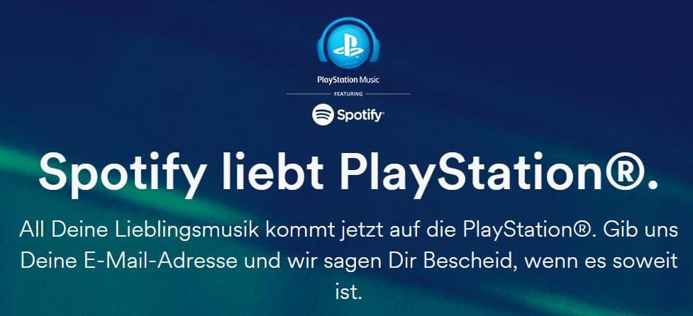 Spotify PlayStation