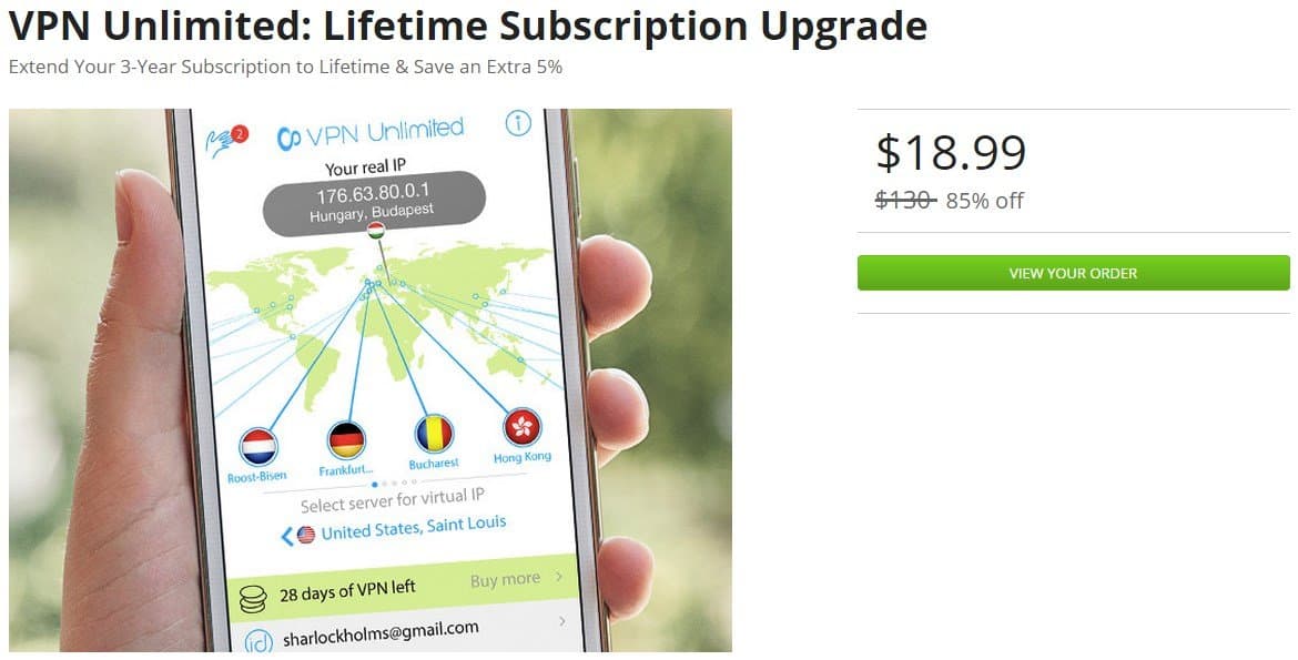 Stacksocial - VPN Unlimited - Lifetime Upgrade
