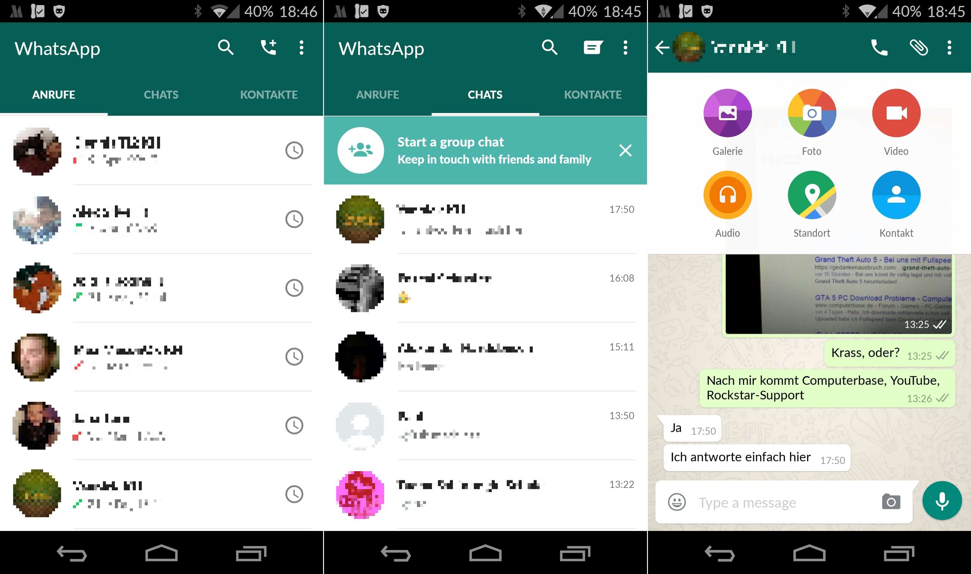 WhatsApp - Android Material Design