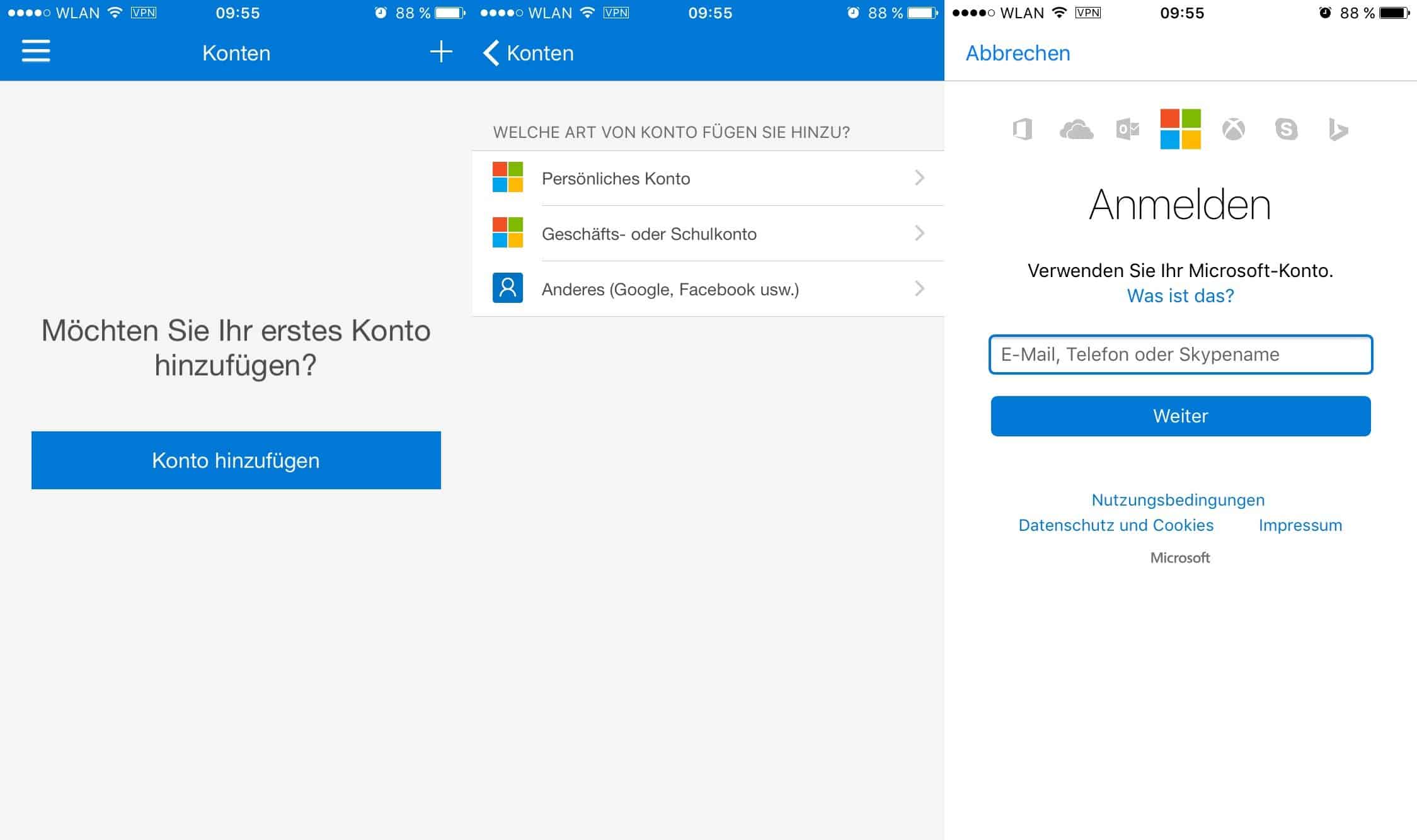 Microsoft Authenticator-App - Smartphone - iOS