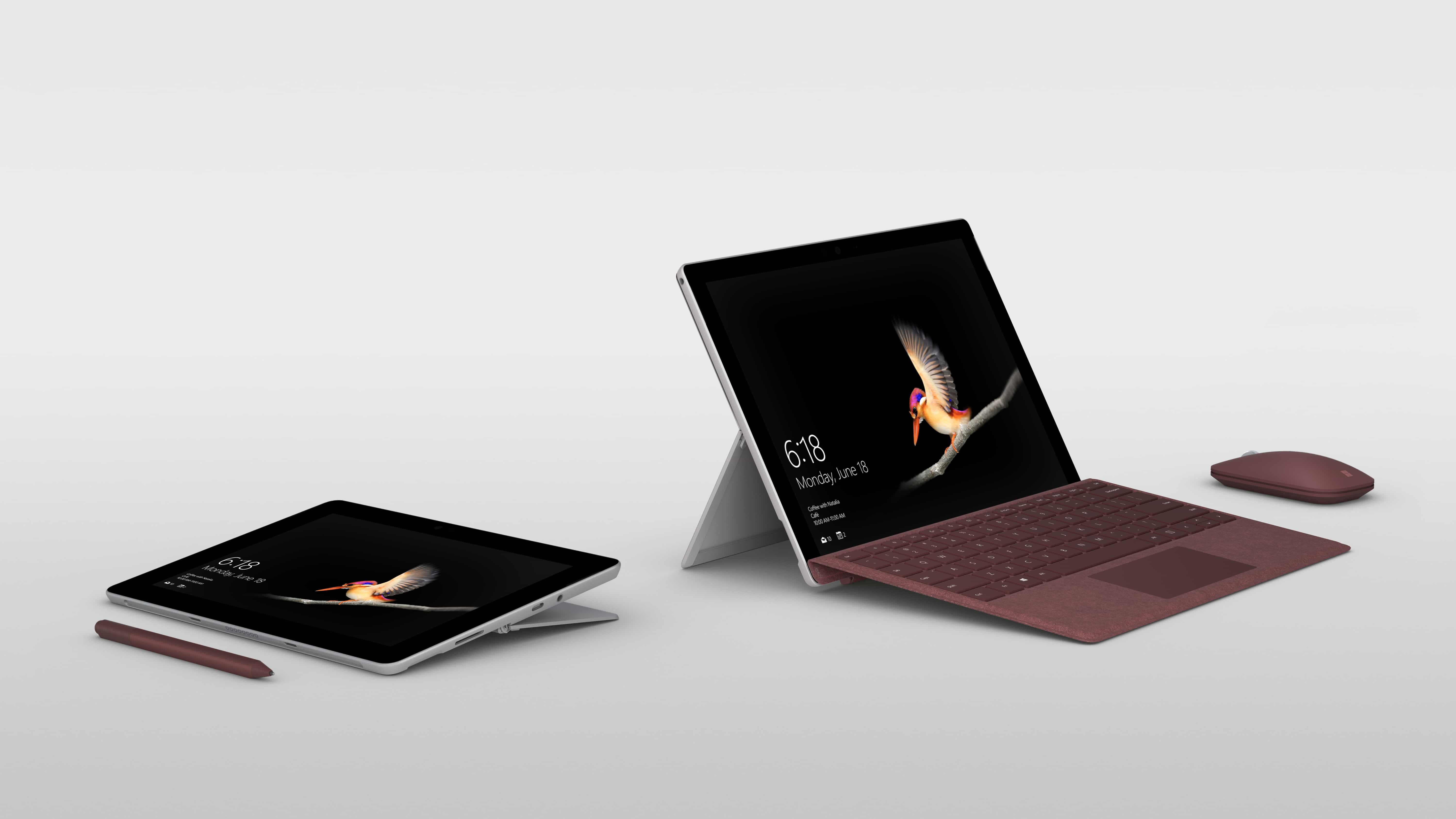 Microsoft - Surface Go - Type Cover - Mouse - Aufgeklappt
