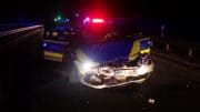 Polizei Köln - Polizeiauto - Unfall - Köln-Müngersdorf - Lise-Meitner-Ring