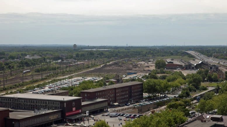 Duisburg Hauptbahnhof - Ehemaliger Güterbahnhof/Loveparade - Bundesautobahn 59