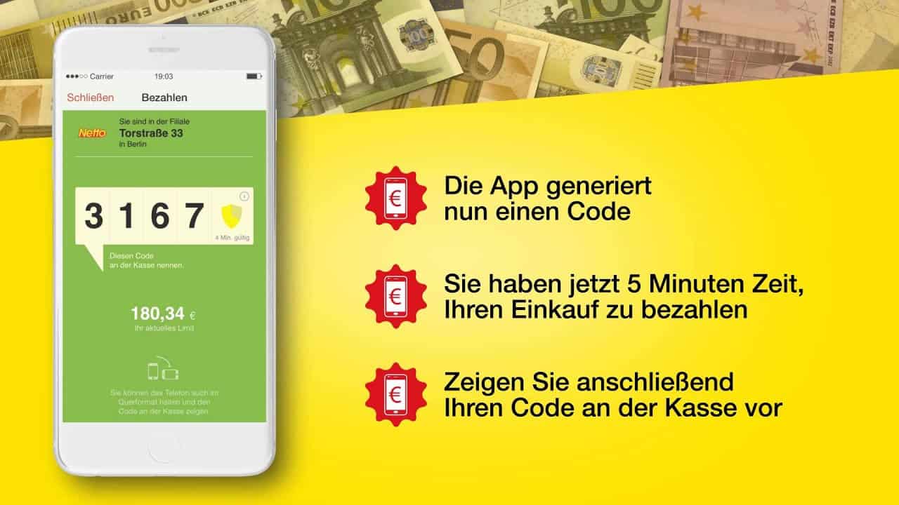 Netto Marken-Discount - Smartphone-App - Bezahlen - iOS - iPhone
