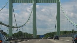 Rheinbrücke - Rodenkirchener Brücke - Bundesautobahn 4 - Köln-Rodenkirchen