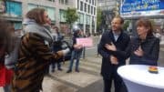 Europawahl - #KölnChallenge - Köln wählt für Europa! Wählen Sie mit - Henriette Reker - Friesenplatz - Köln-Neustadt-Nord