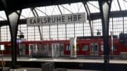 Karlsruhe HBF - Bahnsteig - S-Bahn - Gleis