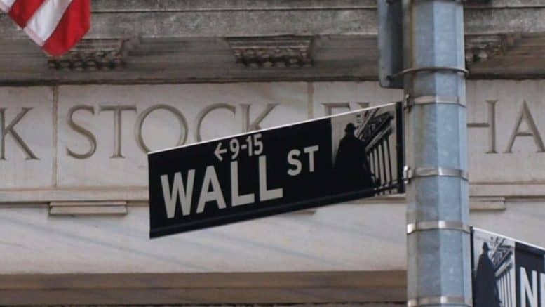 Wall Street - Straßenschild - New York