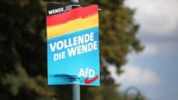 Alternative für Deutschland - AfD - Plakat - Werbung - Vollende die Wende
