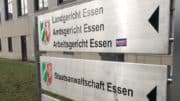 Justizzentrum Essen - Landgericht Essen - Amtsgericht Essen - Staatsanwaltschaft Essen - Schilder - Essen