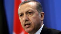 Recep Tayyip Erdogan - Türkei - Präsident - Flagge - Politiker