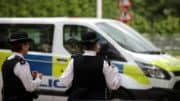 Britische Polizei - Öffentlichkeit - Personen - Einsatzwagen - Manchester