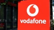 Vodafone-Logo - Haus - Glas - Vodafone - Logo