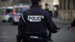 Französische Polizisten - Polizei - Police - Öffentlichkeit - Straße - Einsatz - Frankreich