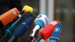 Mikrofone - Journalisten - dts - ARD - mdr - ZDF - Prosieben