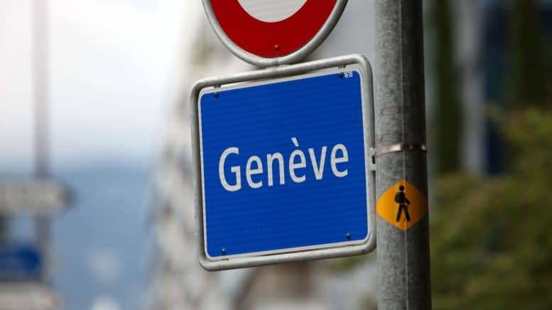 Schild - Genf - Geneve - Straße - Öffentlichkeit - Schweiz