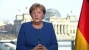 Angela Merkel - CDU-Politikerin - Bundeskanzlerin - Fernsehansprache - April 2020