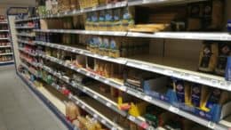 Nudeln - Regal - Lebensmittel - Supermarkt - Hamsterkäufe - März 2020