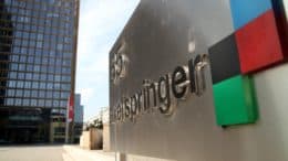 Axel Springer Verlag - Schild - Axel-Springer-Straße - Berlin