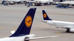 Lufthansa - Flugzeuge - Maschinen - Landebahn