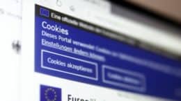 Offizielle Webseite der Europäischen Union - Cookie-Hinweis - Banner
