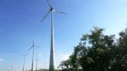Windkraftanlage - Windräder - Windmühle - Felder - Tantow - Brandenburg