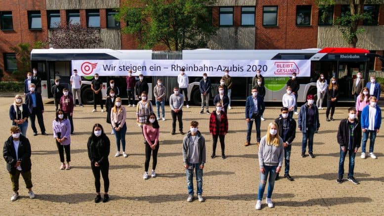 Rheinbahn - Auszubildenden - Wir steigen ein - Rheinbahn-Azubis 2020 - Düsseldorf