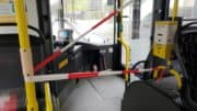 Bus - Absperrung - Band - Fahrerseite - Corona - 2020
