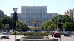 Palast des Volkes - Parlamentspalast - Abgeordnetenkammer - Bukarest - Rumänien