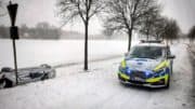 Autounfall - Straße - Wetter - Schnee - Februar 2021 - Paderborn