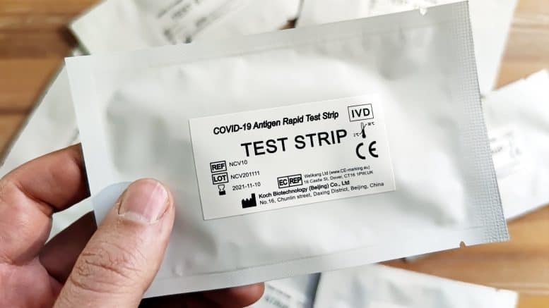 COVID-19 - Antigen Rapid Test Strip - Coronavirus - Schnelltest