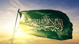 Hamas - Radikalislamische Terrororganisation - Kalligrafie - Schahada - Flagge