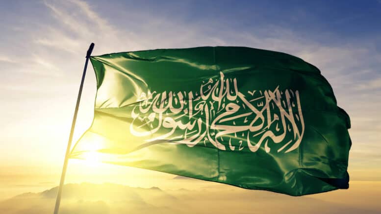 Hamas - Radikalislamische Terrororganisation - Kalligrafie - Schahada - Flagge