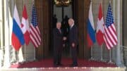 Wladimir Wladimirowitsch Putin - Präsident - Russland - Joseph Joe Robinette Biden - Präsident - Vereinigte Staaten - USA - Juni 2021 - Genf