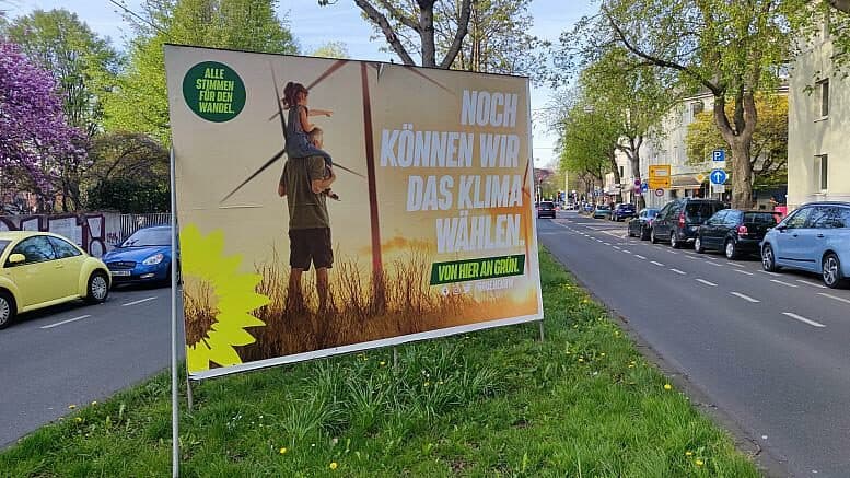 Noch können wir das Klima wählen - Wahlplakat - Grünen - Landtagswahl 2022 - NRW